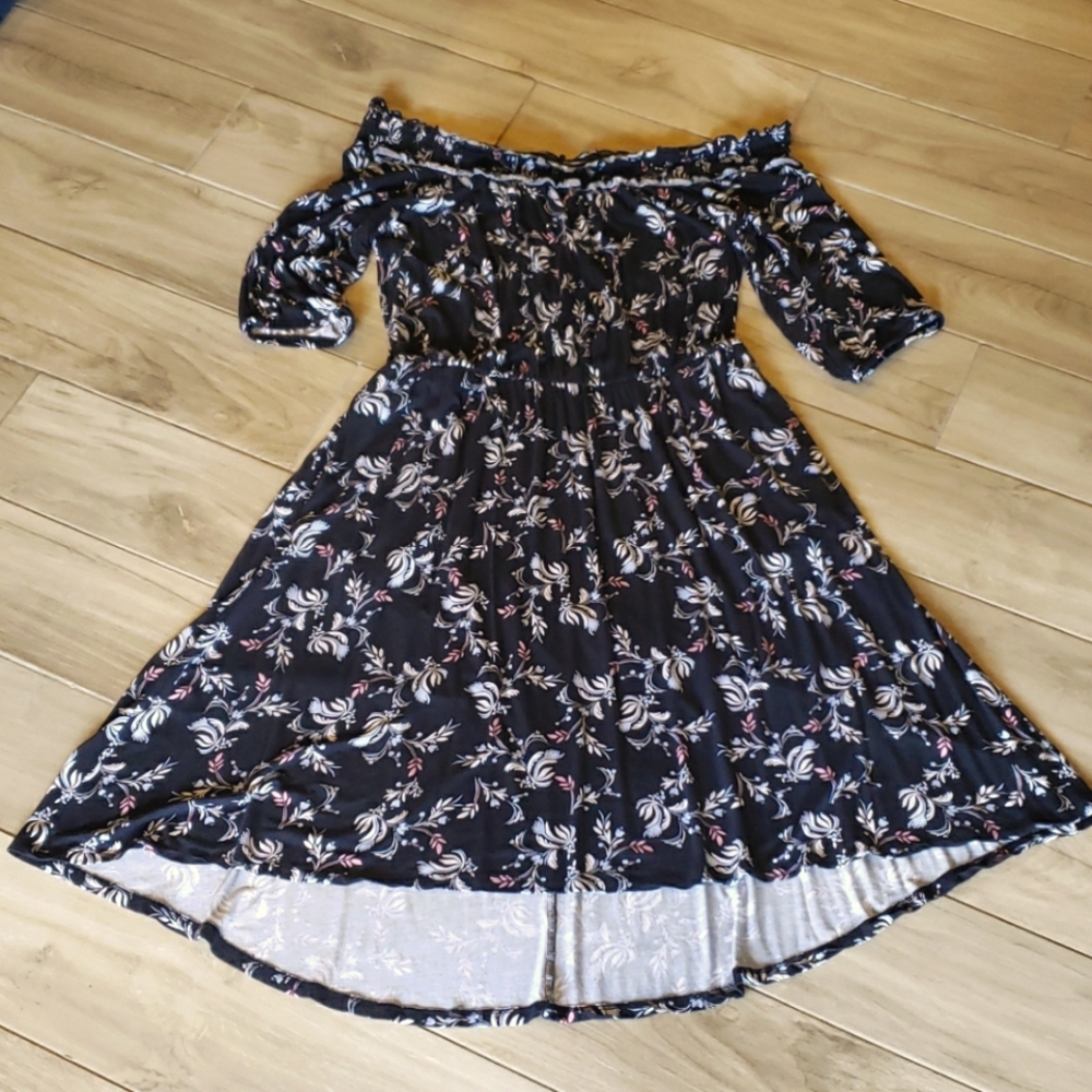 Lane Bryant off the shoulder midi dress 18/20P